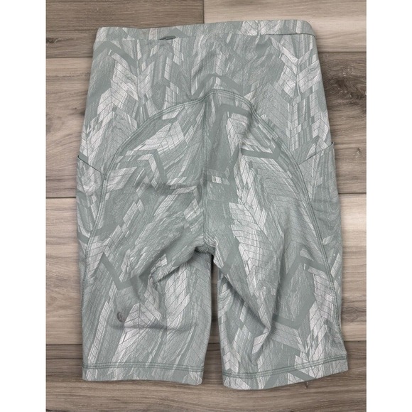 Lululemon‎ Shorts Swift Speed HR 8” Biker Jacquard Silver Blue Run Sz 2 NWT - Picture 4 of 4